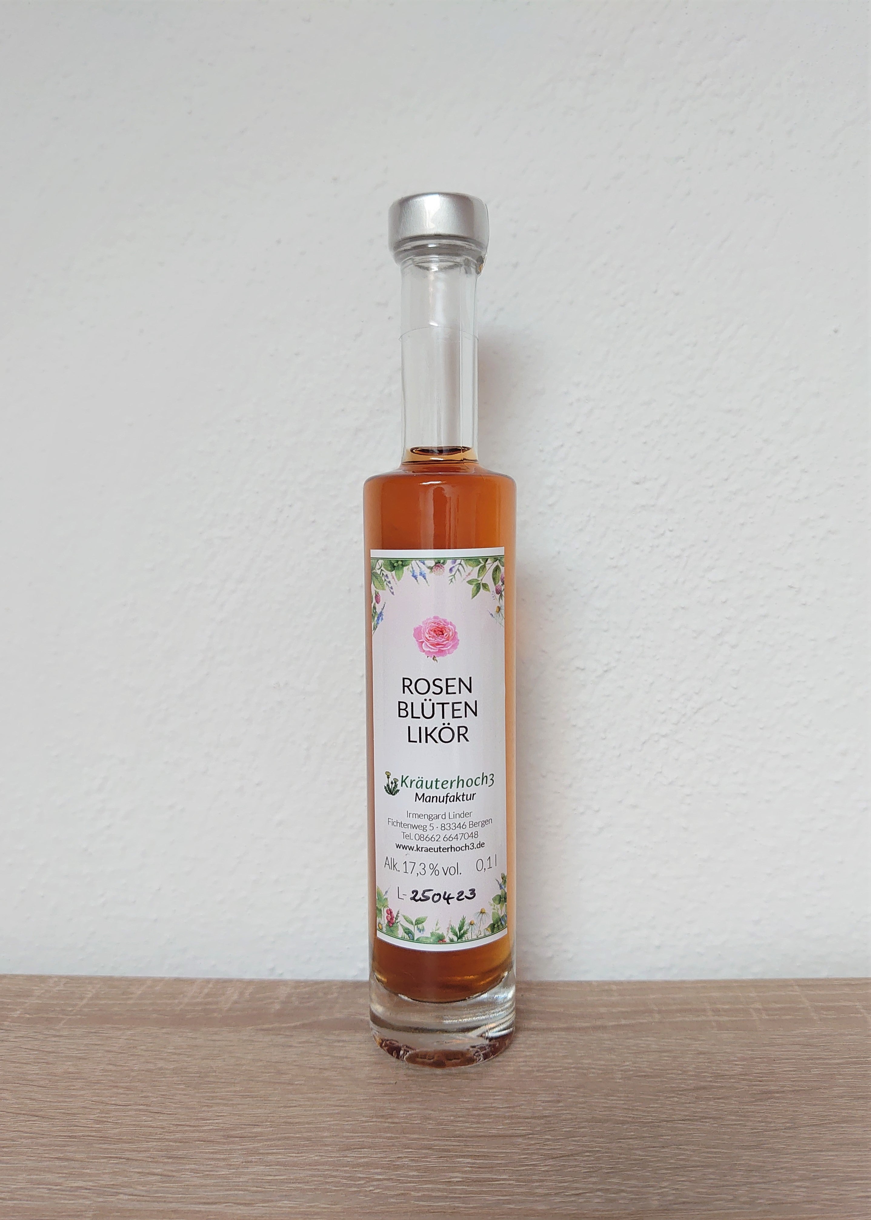 Rosen Likör – Kräuterhoch3 Rosen Likör – Kräuterhoch3